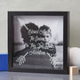 Personalised Etched Framed Print For Him, thumbnail 2 of 4