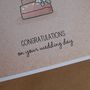 Wedding Cake, Personalised Greetings Card, thumbnail 2 of 5