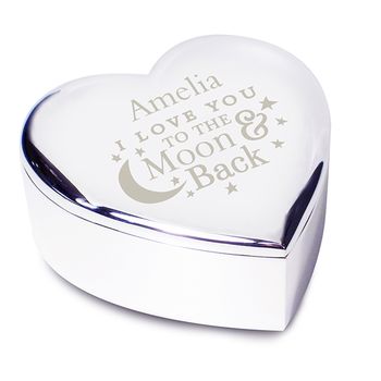 Love You To The Moon And Back Trinket Box, 2 of 2
