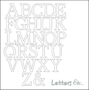 Oak Wooden Letter, 7 of 7