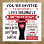 Personalised Pint Glass Party Invites, thumbnail 1 of 4
