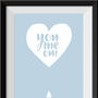 Personalised 'You, Me, Oui' Wedding Day Print, thumbnail 6 of 7