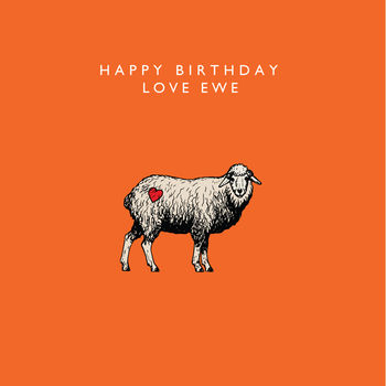'Happy Birthday Love Ewe' Card, 2 of 2