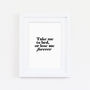 Bedroom Typography Quote Print, thumbnail 2 of 3