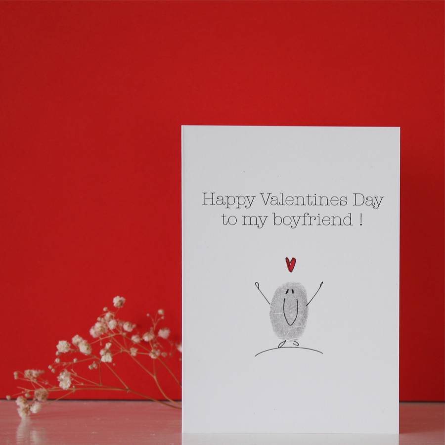 Boyfriend Valentines Day Card By Adam Regester Design