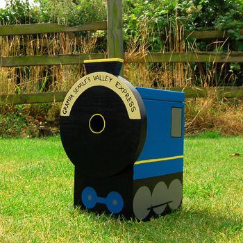 Personalised Steam Train Bird Box, 7 of 12