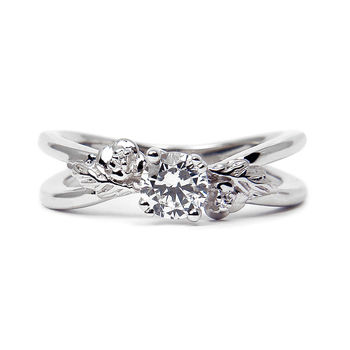 Foliage Fairtrade Ethical Diamond Engagement Ring, 3 of 6
