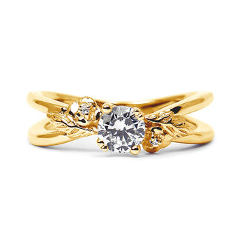 Foliage Fairtrade Ethical Diamond Engagement Ring, 4 of 6