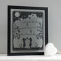 'Sisters Are Like Stars' Papercut Picture, thumbnail 1 of 2