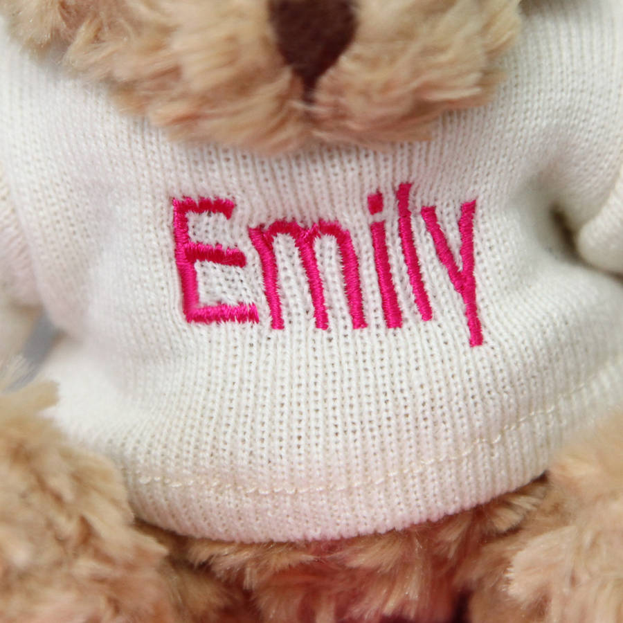 Personalised Fleece Blanket And Bear Baby Gift Set By My 1st Years