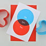 Love Venn / Valentine's Day / Anniversary Card, thumbnail 1 of 3