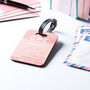 Airport Code Vintage Style Luggage Tag Personalised, thumbnail 3 of 7