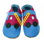 Boys Soft Leather Baby Shoes Fire Engine Blue, thumbnail 1 of 1