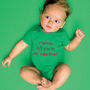 Personalised 'Will you be my valentine' Babygrow, thumbnail 1 of 6