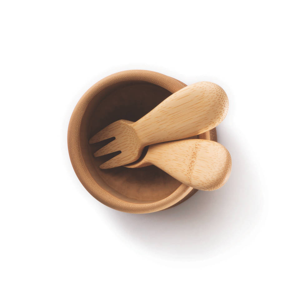 Baby's Bamboo Feeding Bowl By Green Tulip
