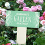 Personalised Enamel Garden Stake, thumbnail 4 of 5