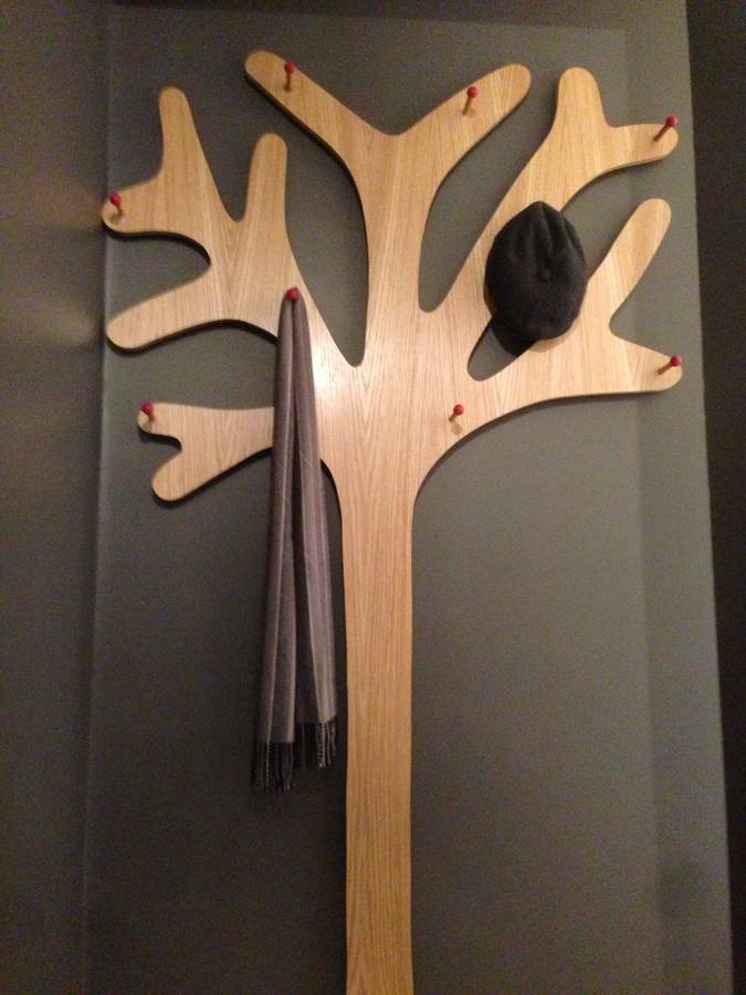 Oak Or Ash Tree Coat And Hat Stand By Sandman Home and Garden