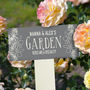 Personalised Enamel Garden Stake, thumbnail 2 of 5