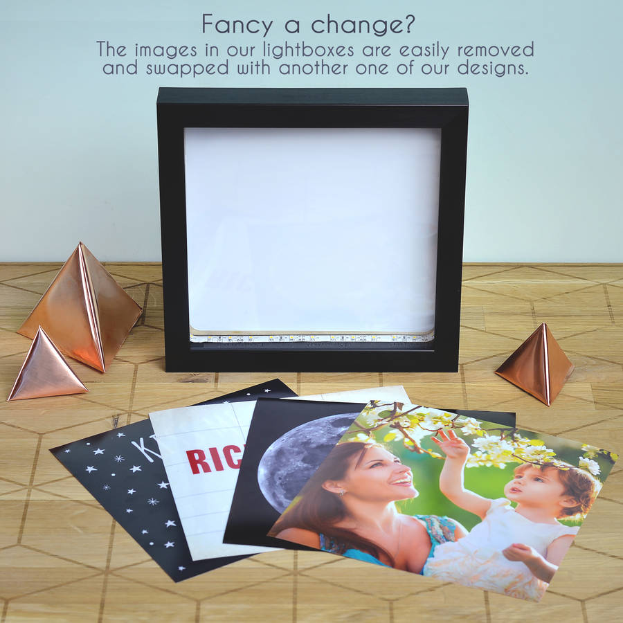 Full Moon Light Box By Oakdene Designs