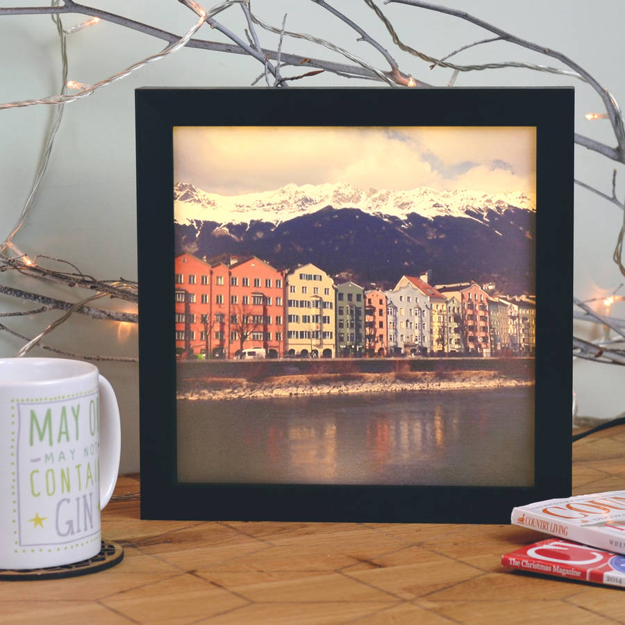 Personalised Photo 'Light Box' By Oakdene Designs