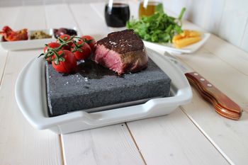 Black Rock Grill Steak Stone And Plate Set, 4 of 7