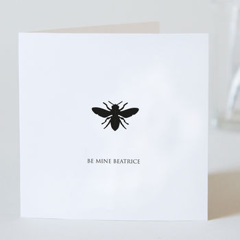Personalised Bee Mine Valentine's Day Card, 2 of 4