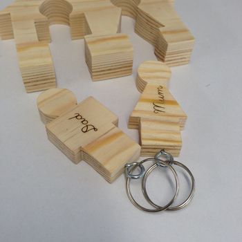 Keyhouse Keyring Holder With Two Or Three Keyrings, 3 of 4