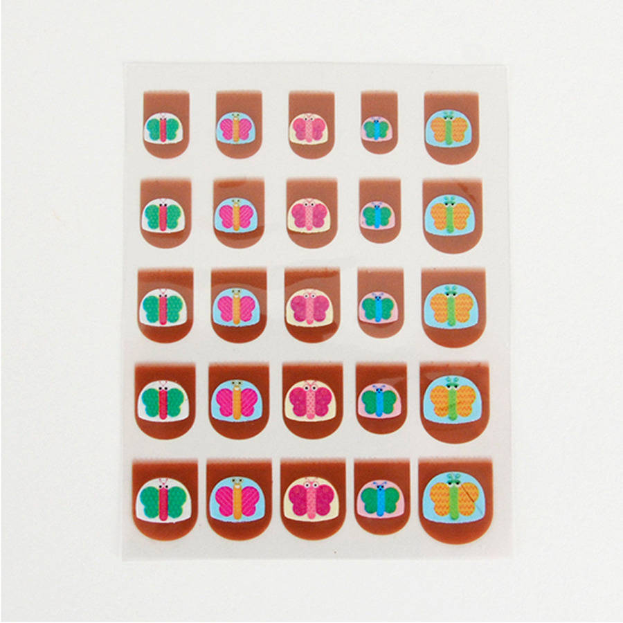 fingernail stickers butterfly by little lulubel