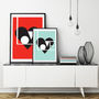 Love Art Print Available In Four Colours, thumbnail 1 of 10