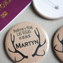 Personalised Stag Do Big Bold Badge, thumbnail 1 of 3