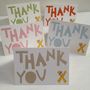 Set Of Five Koala Thank You Cards And Stickers, thumbnail 1 of 10