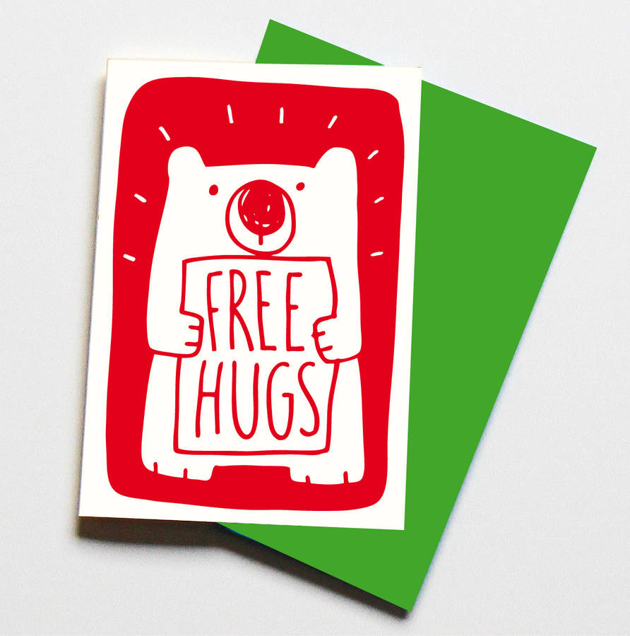 hugs bear card factory