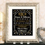 Personalised Wedding And Anniversary Typographic Print, thumbnail 3 of 9