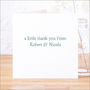 Single Or Pack Of Personalised Thank You Cards D3, thumbnail 2 of 6