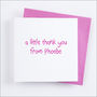 Single Or Pack Of Personalised Thank You Cards D4, thumbnail 12 of 12