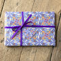 Purple Sewing Wrapping Paper, thumbnail 1 of 4