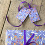 Purple Sewing Wrapping Paper, thumbnail 2 of 4