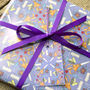 Purple Sewing Wrapping Paper, thumbnail 3 of 4