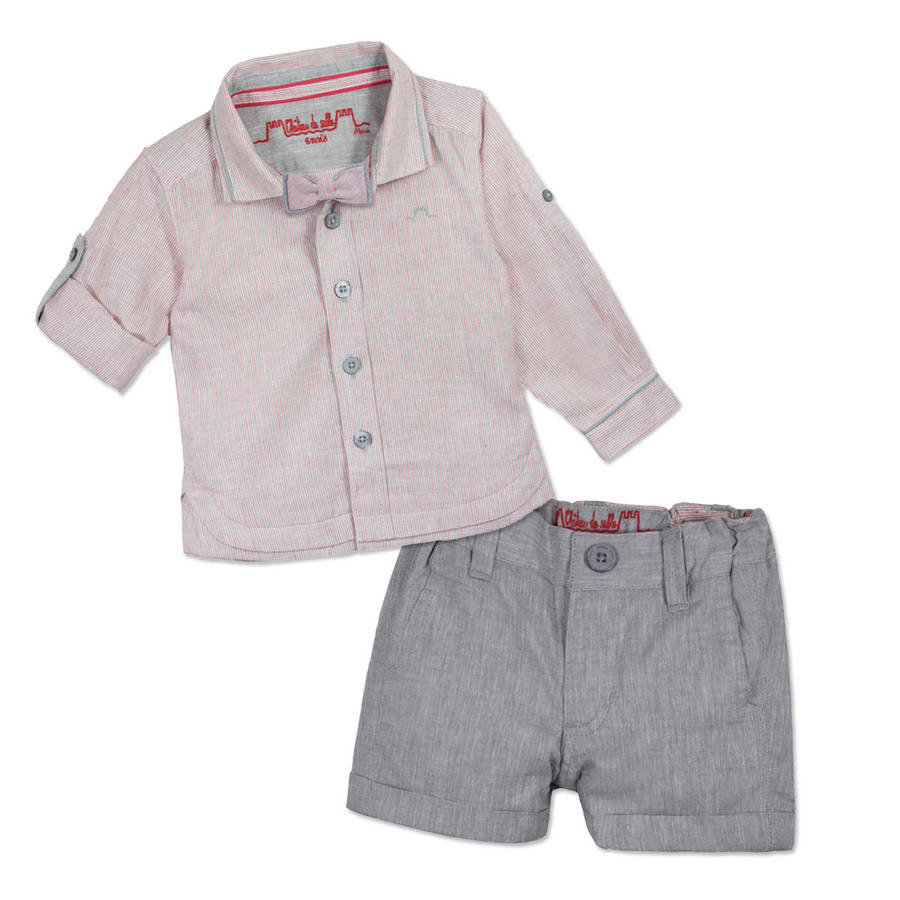 Boys Special Occasion Three Piece With Bow Tie By Chateau de Sable