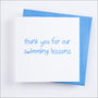 Personalised 'Thank You For My Lessons' Card, thumbnail 9 of 12