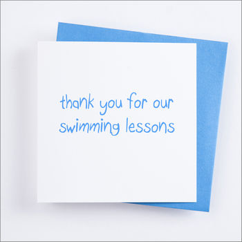 Personalised 'Thank You For My Lessons' Card, 9 of 12