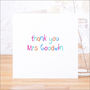 Personalised 'Thank You Teacher' Card, thumbnail 1 of 11