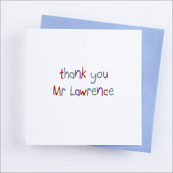 Personalised 'Thank You Teacher' Card, 8 of 11