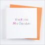 Personalised 'Thank You Teacher' Card, thumbnail 9 of 11