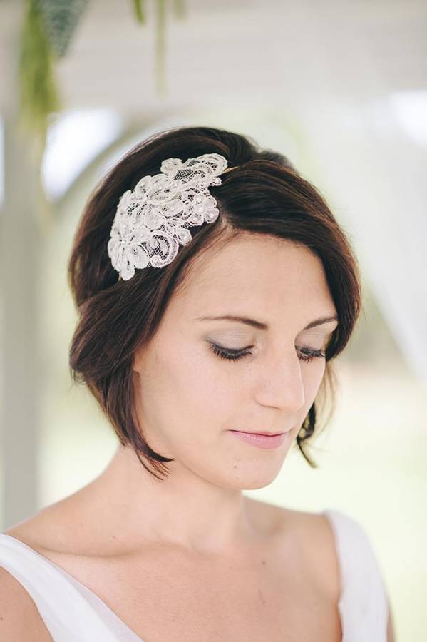 'kim' bridal lace accessory with crystals or pearls by holly young ...