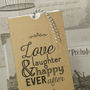 Kraft 'Love Laughter' Wedding Invitation, thumbnail 2 of 7