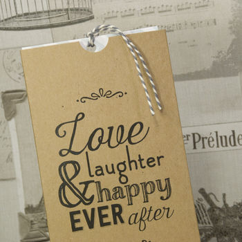 Kraft 'Love Laughter' Wedding Invitation, 2 of 7