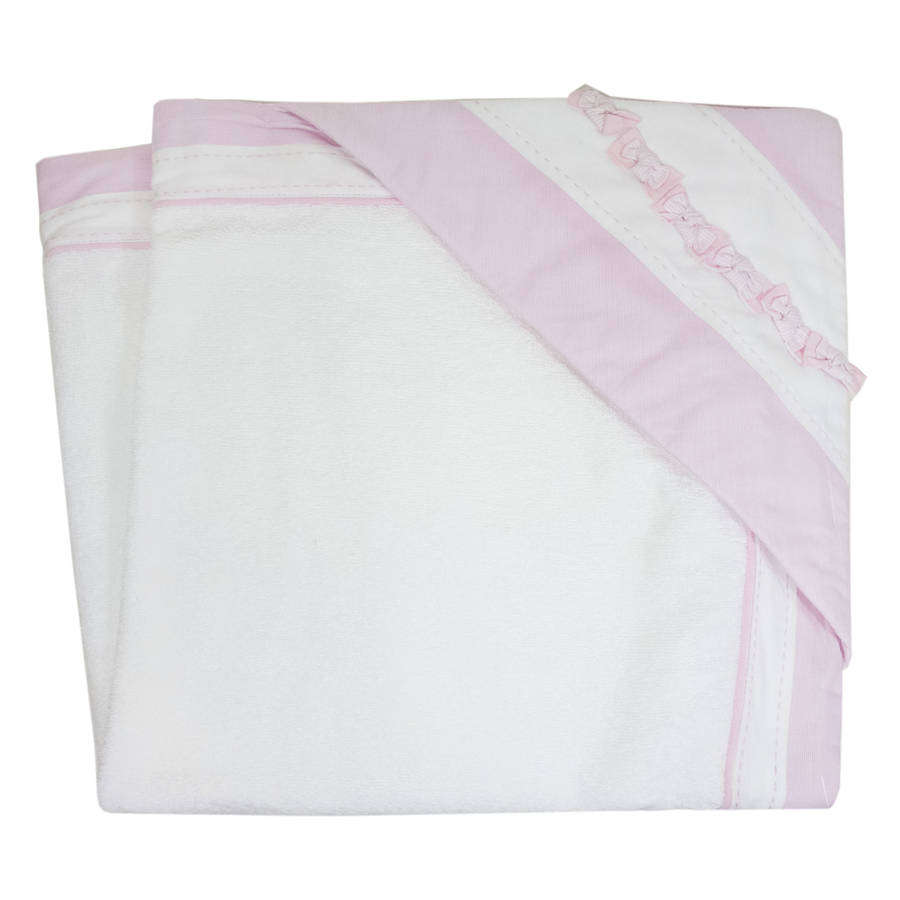 Newborn Baby Girl Bath Time Gift Set By Chateau de Sable