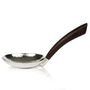 Rose Wood Handle Silver Serving Spoon, thumbnail 1 of 2
