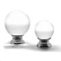 Crystal Glass Round Clear Cupboard Door Knobs, thumbnail 3 of 5
